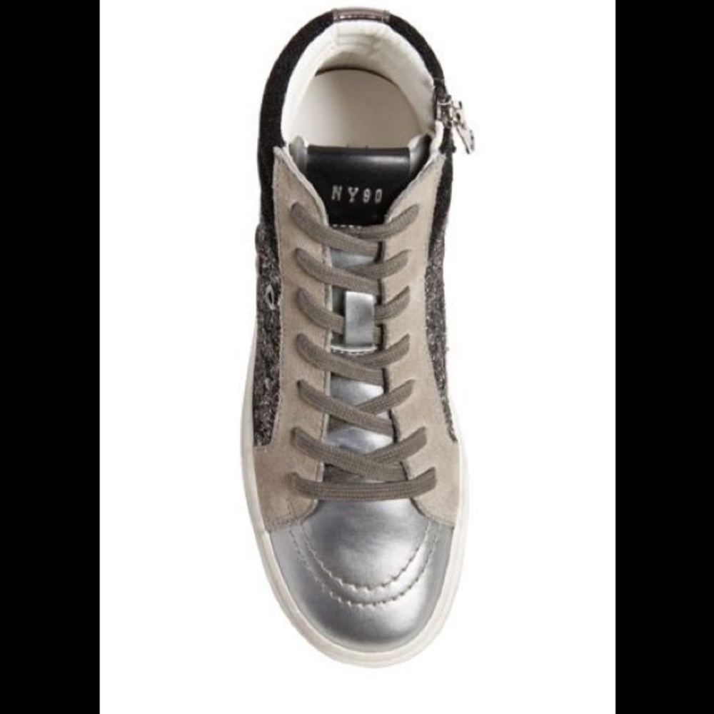 Steve Madden Serena mixed media sneaker - Picture 4 of 8